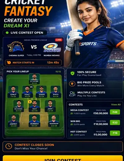 Viva7 (viva 7) fantasy cricket & matchday visual 3